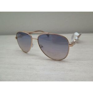 Jessica Simpson J5759-RGDND Rose Gold Aviator Sunglasses Nude Ear Piece $55+